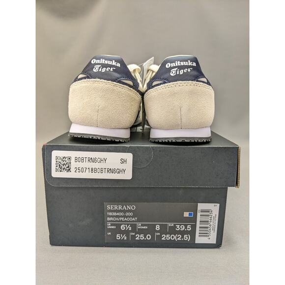 Authentic Onitsuka Tiger SERRANO 1183B400 200 Birch/Peacoat, Size US 6.5 - Picture 8 of 12
